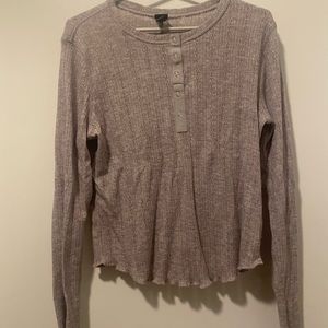 long-sleeve button up